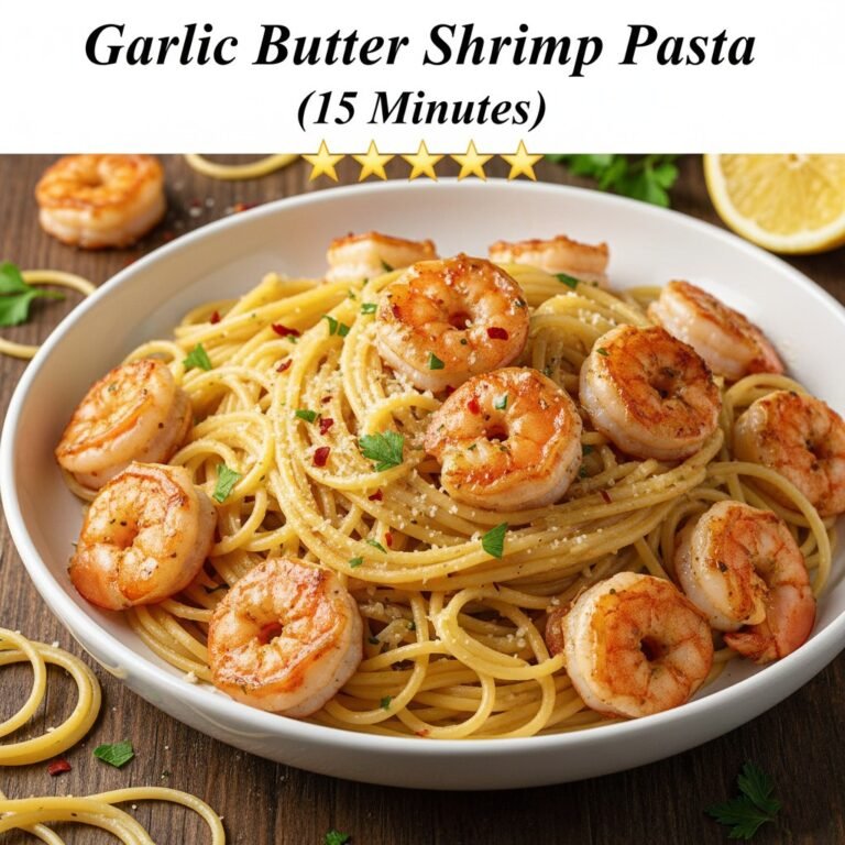 Garlic Butter Shrimp Pasta
