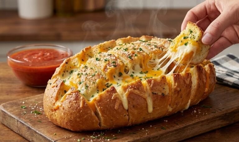 Pull apart cheesy garlic bread